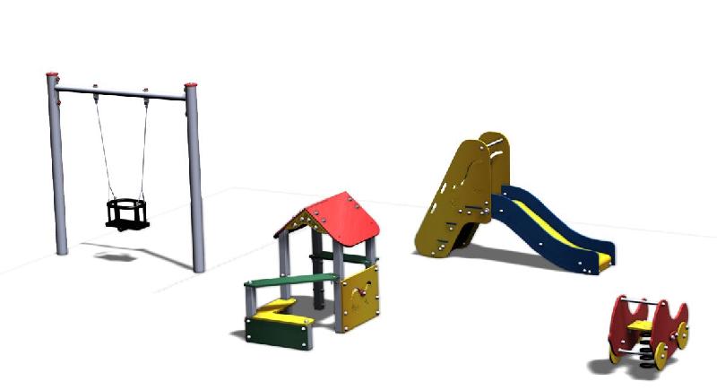 Structure de jeu combinée pour enfants de 6 mois à 5 ans - MANEO01 - TB06PE - PNEOBB - VN01PE 