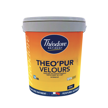 Peinture décorative velours - Dépolluante, application facile - Réf. Ag02483 - Theodore_0