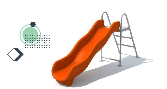 Toboggan HKO-002 - Compact, sécurisé et résistant pour enfants de 3 à 12 ans_0