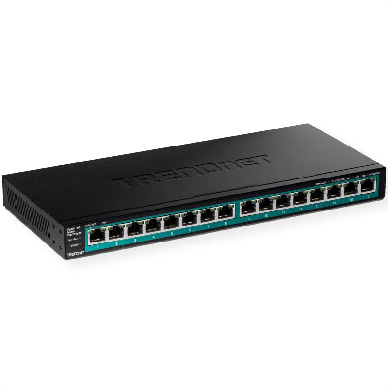 Trendnet tpe-tg161h switch poe+ gigabit à 16 ports_0