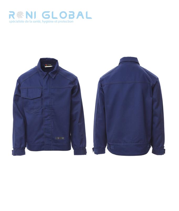Veste de travail soudeur en coton/fibre dissipative - Résistante aux arcs électriques - Modèle SAFETY 2.0 PAYPER_0