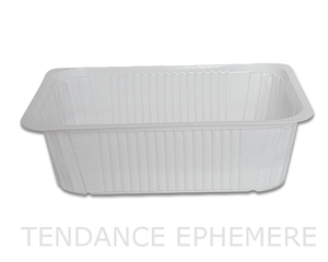 Barquette alimentaire barquette scellable pp blanc 1000  ref. Produit : bqscbc1la190_0