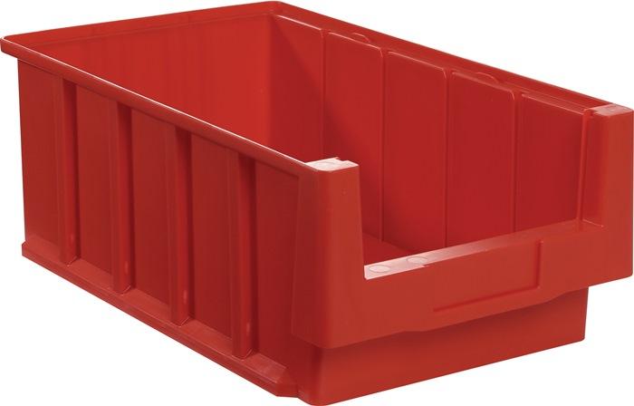Boîte de rangement pour étagère VKB L400xl230xH150mm - rouge - polypropylène - LA-KA-PE_0
