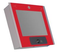 Borne interactive pour la promotion des ventes - écran tactile, boutons, trackball - PC industriel fanless, écran TFT 15’’_0