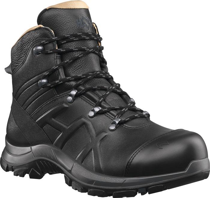 Botte de sécurité BE Safety 56LL Mid taille 9 (43) noir S3 ESD HRO HI CI WR SRC EN ISO 20345 cuir imperméable HAIX_0