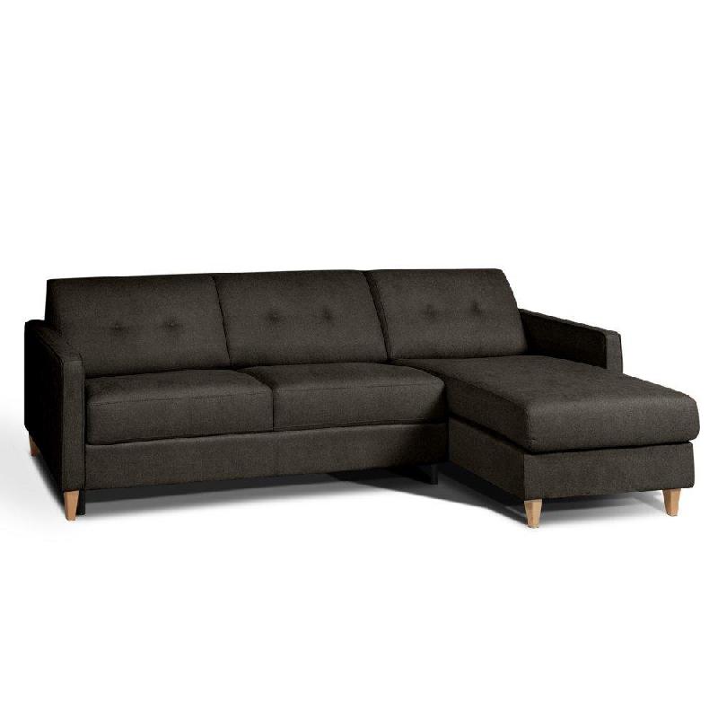 CANAPÉ D'ANGLE NORWAY MATELAS 16 CM SYSTÈME EXPRESS SOMMIER LATTES RENATONISI TWEED TAUPE_0