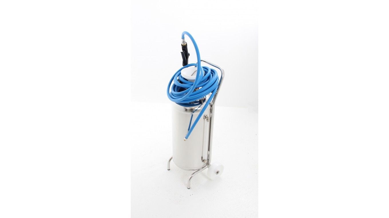 Canon à mousse en acier inox 304 - Équipé de manomètre, lance 1m et tuyau 10m - Avedemil_0