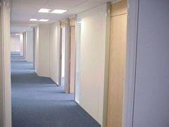 Cloison de bureau démontable à ossature aluminium - épaisseur 80 mm - affaiblissement phonique 40 DBA - FL80_0