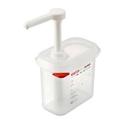 Distributeur de sauce Araven GN 1/9 transparent 1.5L - UNCR821_0