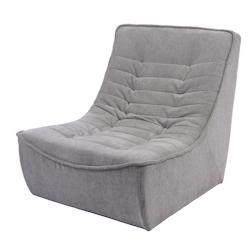 Fauteuil Lima gris -  Autre Tissu Amadeus 83x103 cm - gris 3520071925615_0