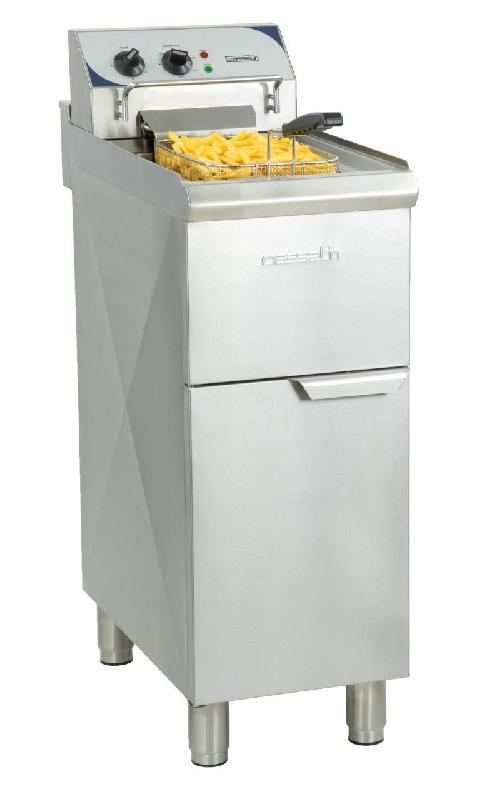 Friteuse électrique sur pieds 10 litres haut rendement, 400v, 9000w_0