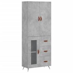 Helloshop26 - Buffet bahut commode armoire meuble de rangement organisateur cuisine salle de séjour salon haut 69,5 x 34 x 180 cm 02_0034487 - 300021_0
