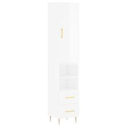 Helloshop26 - Buffet bahut commode armoire meuble de rangement organisateur cuisine salle de séjour salon haut brillant 34,5 x 34 x 02_0032855 - 3000_0
