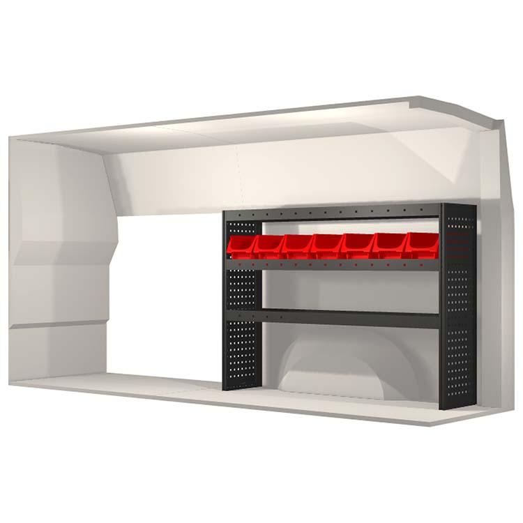 Kit aménagement 20100134 - pour Mercedes Sprinter L4H2 2018 - étagères avec tapis caoutchouc et Modul-Box_0