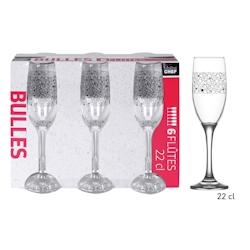 Lot de 4 Flutes Bulles 22cl (barette de 6) Maitre Chef - VERRBU008_4_0