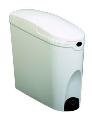 Poubelle hygiene feminine automatique plastique femina - 20 L - blanc_0