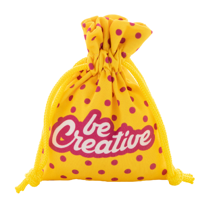 Sac cadeau personnalisé - Petit format avec cordons en polyester - Impression sublimation quadri_0