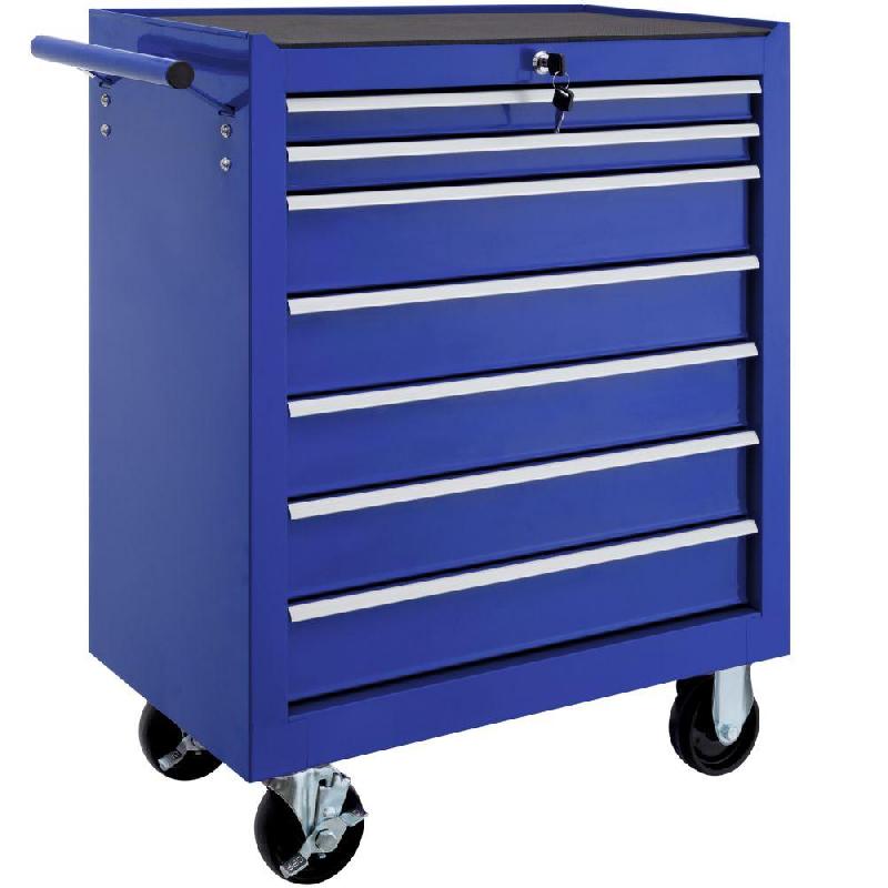 SERVANTE D\'ATELIER 7 TIROIRS BLEU 3408113_0