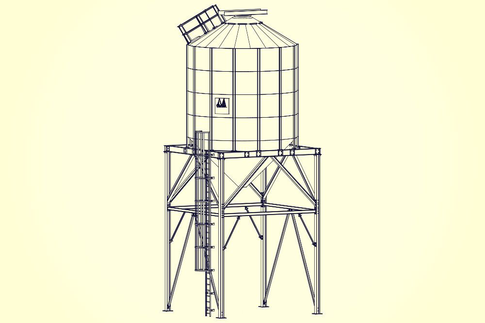 Silos d’expedition - symaga - capacités allant de 27 m³ à 267 m³_0