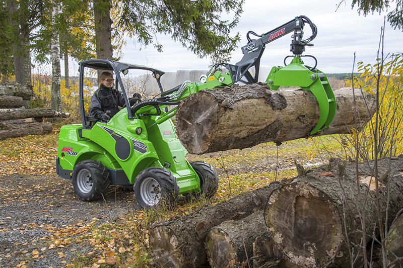 Travaux forestières  grappin à bois avec rotator référence a37456 - avant tecno_0