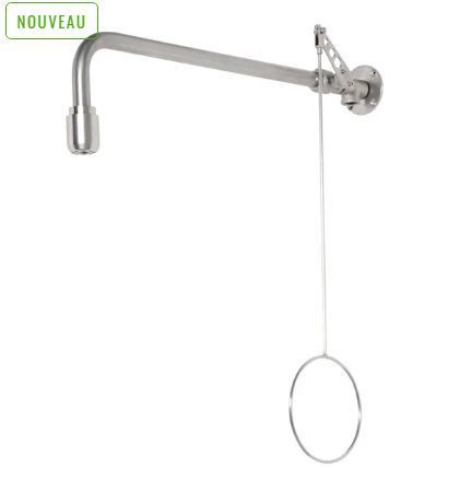 250080w - douche de sécurité, inox, montage mural, br 082 095 / 75 l_0