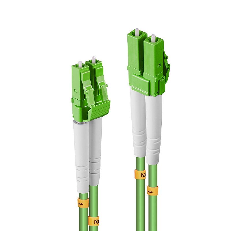 Fibre optique LC/LC OM5 15m Lindy 46315 - Multimode, 100 Gbit/s, LSZH, Vert_0