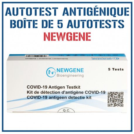 Autotest en boite de 5 pièces marque newgene_0