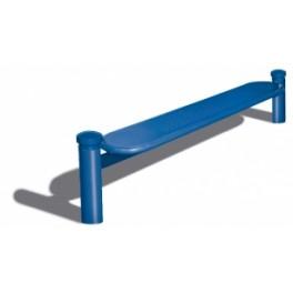 Banquette Estoril - Piétements en acier - 4 pommeaux au choix - Longueur assise 180 cm_0