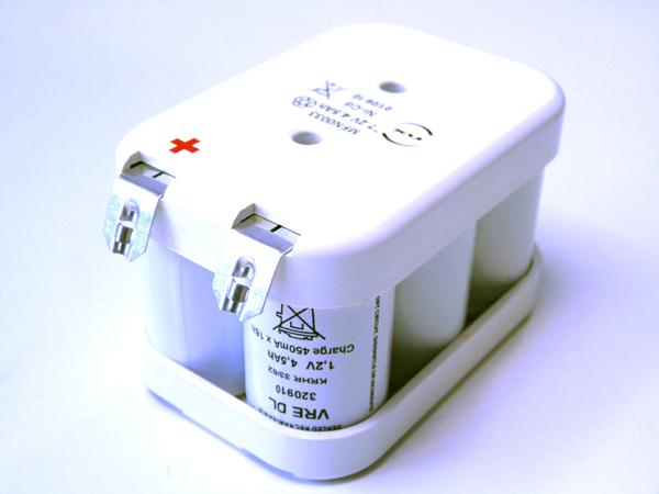 Batterie médicale rechargeable NX - 6 VRE D4500 - 7.2V 4.5Ah - Quantité 1_0