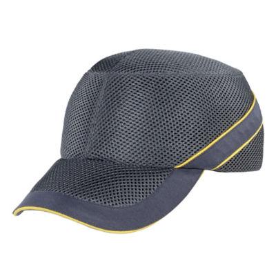 Casquette anti-heurt type base ball Aircoltan Delta Plus, gris clair / gris foncé, taille unique réglable_0