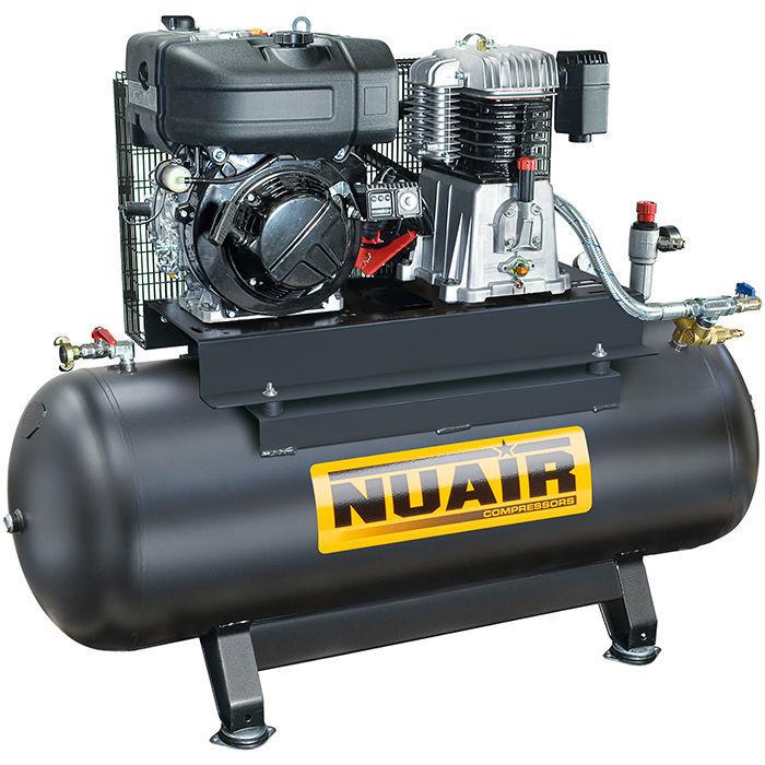 Compresseur d'air thermique diesel 10 cv 270 litres NUAIR - 11574728_0