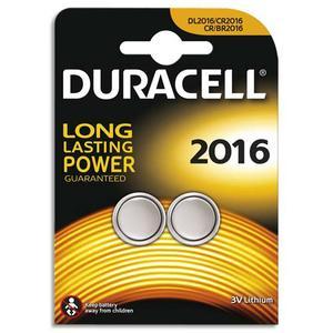 Duracell piles boutons lithium spéciales 2016 3v, lot de 2 (dl2016/cr2016)_0
