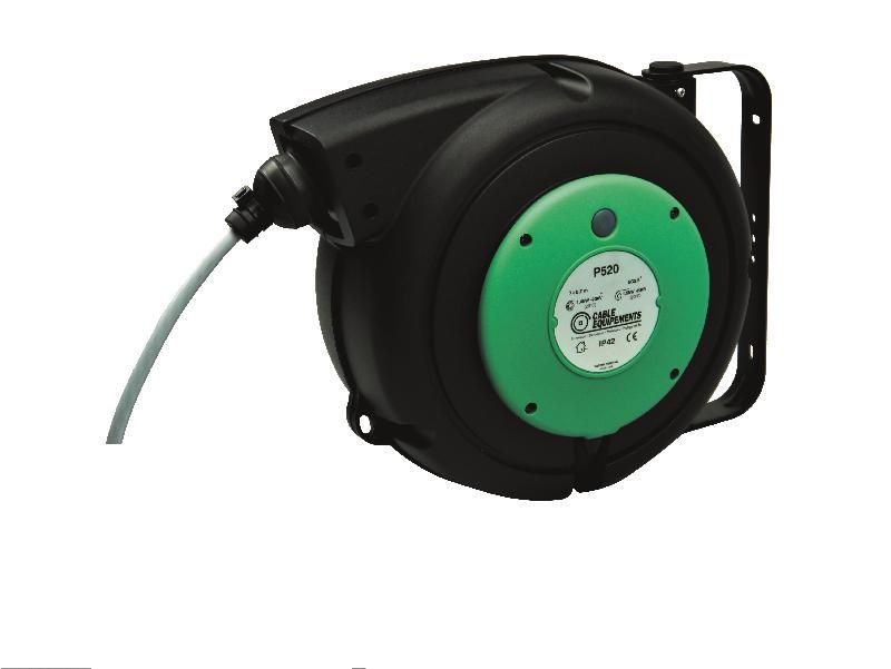 Enrouleur électrique à rappel automatique à ressort - 7 m - Câble PUR CF77 - P520_0