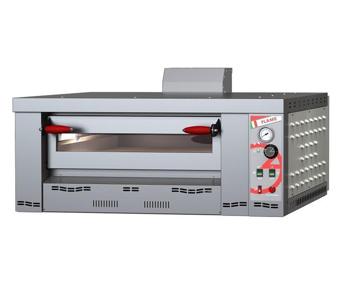 Four a pizza professionnel à gaz 1 chambre 6 pizzas diametre 30 à 34 cm fl 6 Stock Direct