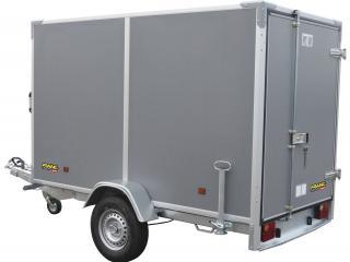 Fourgon Lider 41930 Trigano - Remorque fourgon freiné simple essieu, 750kg, 220x135x143_0