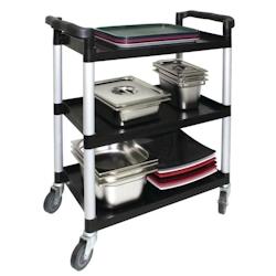Chariot en Polypropylène Modèle Compact - 825 x 412 mm - Vogue - noir plastique polypropylène CF101_0
