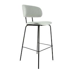 Ligne chr chloe chaise haute metal tissu gris - gris métal MCH-751323_0