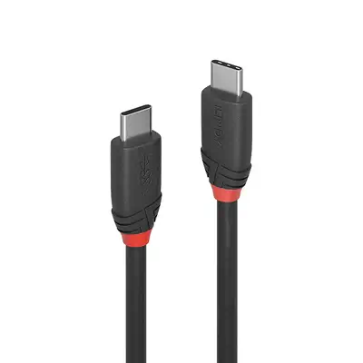 LINDY 1.5m USB 3.1 Type C Cable 3A Black Line_0