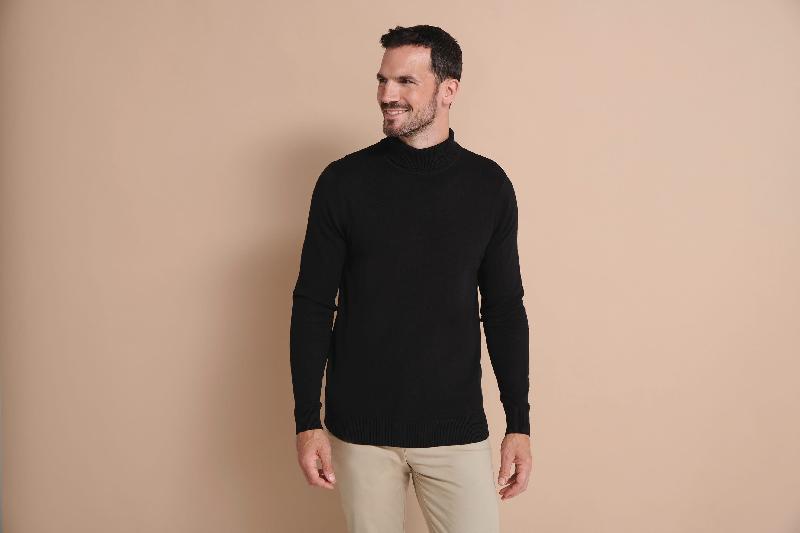 Pull col roulé Henbury - Réf: H727 - 50% coton / 50% acrylique_0