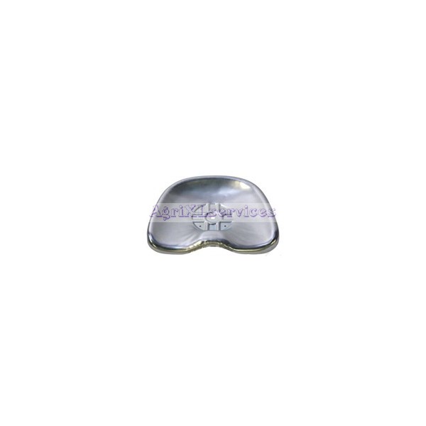 Siège cuvette métallique brut - en acier - largeur 450 mm - profondeur 360 mm_0