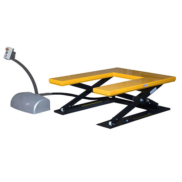 TABLE ÉLÉVATRICE ÉLECTRIQUE FORME U - 220V - PLATEAU 1450X1140MM_0