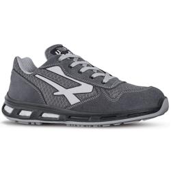 U-Power - Baskets de sécurité basses légères et confortables PUSH - Environnements secs - S1P SRC Gris / Gris clair Taille 45 - 45 gris matière s_0