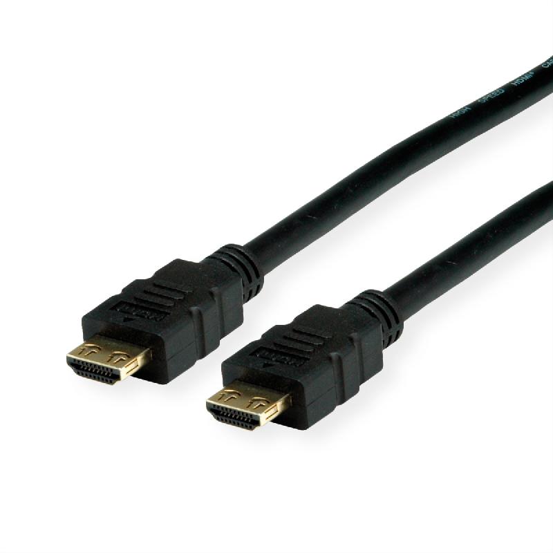VALUE Câble HDMI Ultra HD avec Ethernet, 4K, M/M, noir, 5 m_0