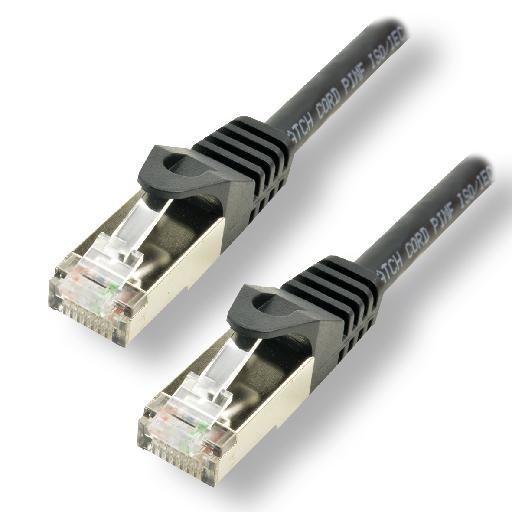 MCL FCC7BMSF-1M/N - Câble réseau Cat7 S/FTP (S-STP) - RJ-45 mâle/mâle - 1 m - Noir - MCL Samar_0