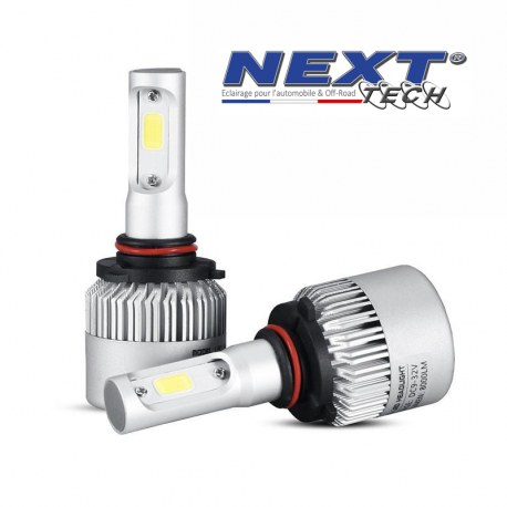 Ampoules LED HB3 9005 ventilées 75W - Blanc pur haute puissance - Next-Tech®_0