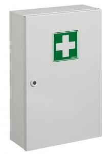 Armoire à pharmacie 1 porte - blanc - Clinix - Rossignol - acier poudré anti-UV - réf. 79443127_0