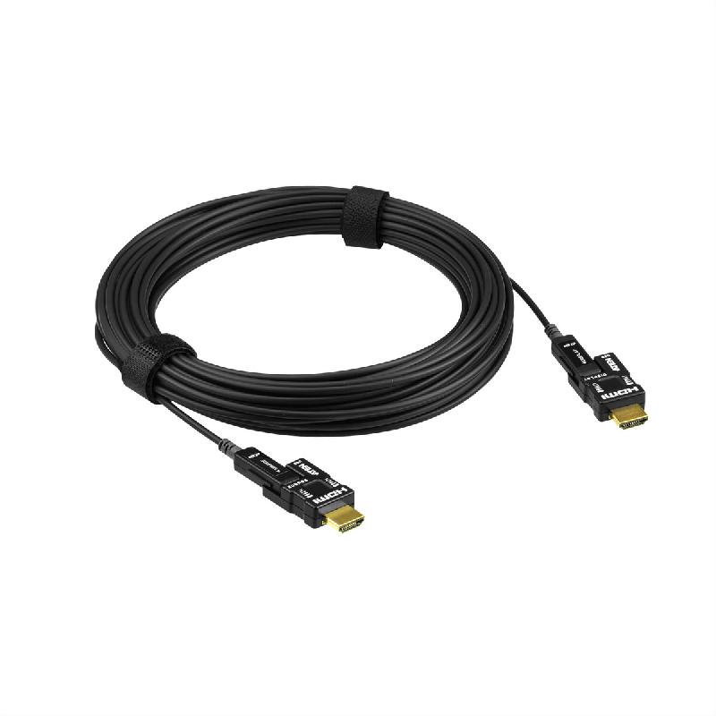 ATEN VE7833A - Câble optique actif HDMI True 4K 30m, technologie AOC, Dolby TrueHD et DTS-HD, HDCP 2.2_0