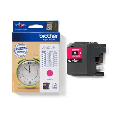Brother LC125XLM cartouche jet d'encre magenta_0