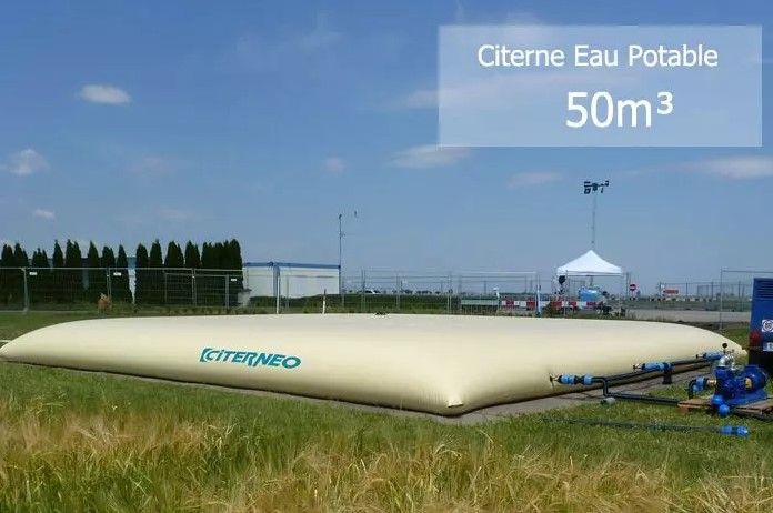 Citerne souple eau potable WP1100 - NEATFX - 50 m³ - Toile EXOM ACS - Compacte et pliable_0