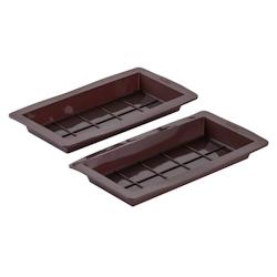 Deux moules à tablettes chocolat de Dubaï en silicone Zenker Special Creative - gris silicone 4008033435840_0